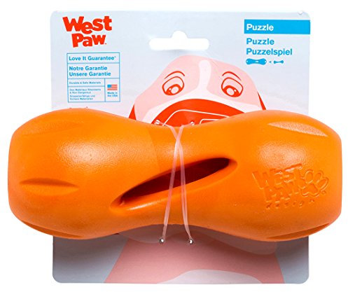 West PAW JUGUETE ZOGOFLEX QWIZL L 17CM MANDARINA