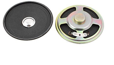 sourcing map 2stk 76mm Dmr 8 Ohm 3W Ultra-dünne interne Mini Lautsprecher Magnetischer