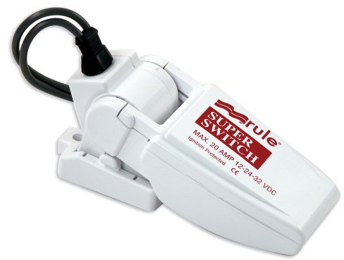 Rule SuperSwitch Float Switch, Moisture Tight Seals, 12, 24 or 32 Volt