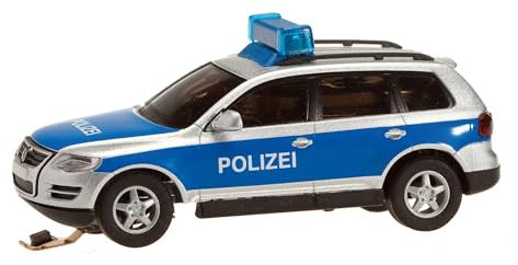 FALLER 161543 - VW Touareg Polizei mit Blinkelektronik (Wiking), Blau