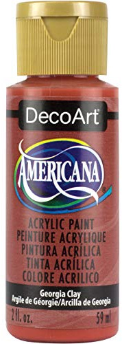Americana Acrylic Paint 2oz-Georgia Clay - Opaque