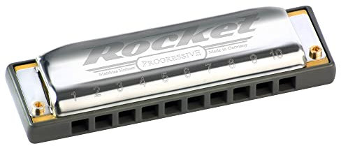 Hohner hm2013036 X Rocket Key of G Diatonische Mundharmonika, 10 Loch
