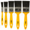 Coral 31302 Essentials Paint Brushes with Synthetic Paintbrush Heads for DIY Painting 5 Piece Pack Set