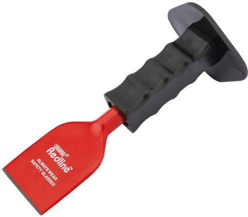 Draper Redline 68568 60 x 220 mm Electricians Bolster with Hand Guard , Blue