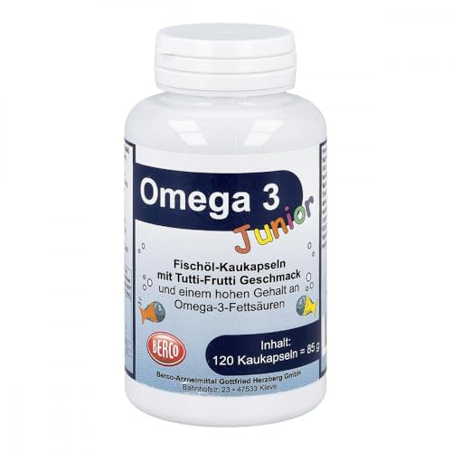 Omega 3 Junior Berco Kaukapseln 120 stk