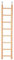 Trixie 5811 Holzleiter, 4 Sprossen/20 cm