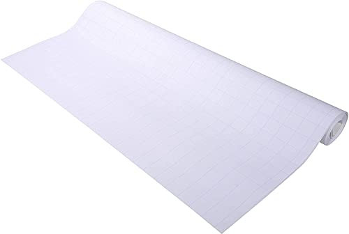 Exacompta 66651E Flipchartblock Standard , 60 g/m2, 65 x 100 cm, 40 Blatt, kariert , weiß, 1 Rolle