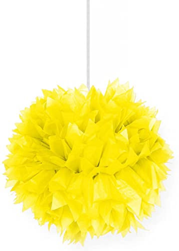 Folat NEU Pompom, Papier, gelb, 30 cm, 1 STK.