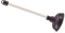 Merriway BH03116 Sink Plunger 150mm (6 inch) Dia. with 225mm (9 inch) Plastic Handle,White/Black