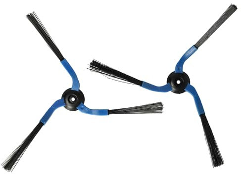 vhbw 2X Spazzola Laterale Compatibile con Samsung Navibot SR8825, SR8828, SR8830, SR8840, SR8841, SR8843, SR8844, SR8845 - Set, Sinistra/Destra