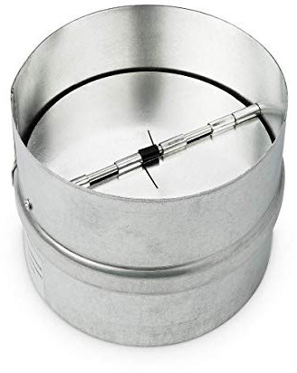 neverest® RK 4 inch Backdraft Shutter 100mm Ducting Connector Galvanized Steel with Rubber Sealing Fits Only with Metal Ducts