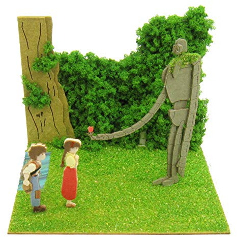 Studio Ghibli mini Laputa: Das Schloss im Himmel Roboter Soldaten und Theta und Pazu MP07-19 nicht masstabsgetreue Papiermodelle