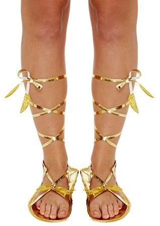 Henbrandt Roman Sandals Shoes Slippers Medieval Egyptian Greek Gladiator Fancy Dress Party Costume