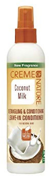 Crème Of Nature Coconut Milk Leave In Conditioner, 240 ml, Weiß