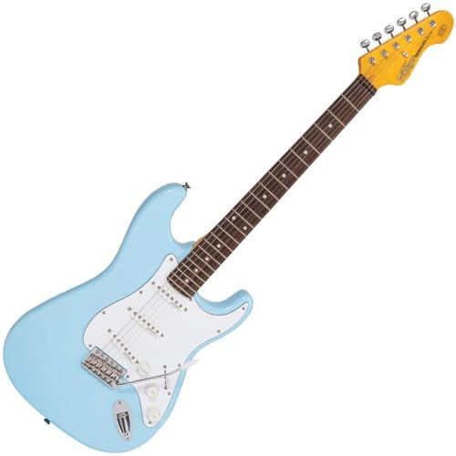 VINTAGE V6 ReIssued Electric Guitar ~ Laguna Blue
