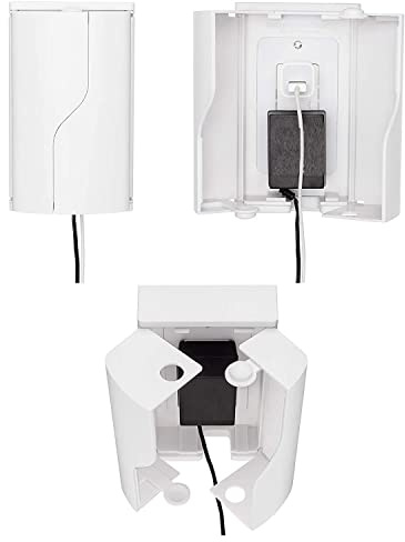 Safety Innovations Twin Door Baby Safety Outlet Cover Box for Babyproofing Outlets - More Interior Space for Extra Large Electrical Plugs and Adapters - Easy to Install - Easy to Use, (1-Pack)