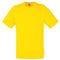 Fruit of the Loom Men's Short-Sleeved T-Shirt - Yellow - Medium