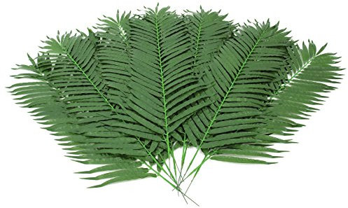 kunstpflanzen-discount.com Kunstpalmwedel extra Lange Ausführung ca. 130cmUV-geschützt im Set mit 12 Stück - Künstliche Palmwedel XXL Palmblätter zur perfekten Dekoration