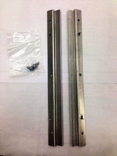 Weber 88203 11-1/2 Catch Pan Rails with 2 Hex Screws for Genesis Silver B/C w/ 3 holes