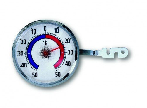 TFA Dostmann Fensterthermometer rund Silber, SK-10TFA