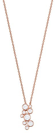 Esprit Essential Damen-Kette mit Anhänger ES-SYMPHONY ROSE 925 Silber rhodiniert Zirkonia transparent