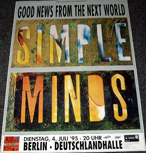 Simple Minds – Good News Tour 1995 – 50 x 70 cm zeigt/Poster