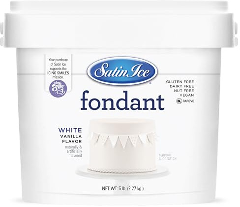 Satin Ice - Fondant White Vanilla 5 lb