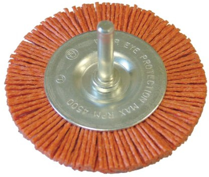 Faithfull FAIWBN100C 100 x 6mm Nylon Wheels Flat with Shank