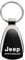 Jeep Wrangler Black Tear Drop Key Chain