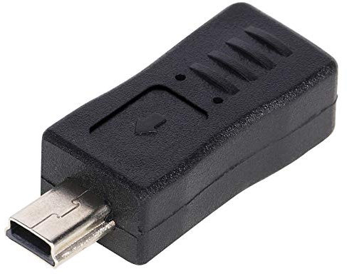 TRIXES Mini USB Male to Micro USB Female B Type Charger Adapter Converter