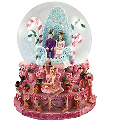 Nutcracker Ballet Gifts Land of Sweets Musical Waterglobe