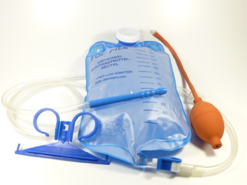 Klistierbeutel 3 Liter mit Gebläse und Beutelaufhänger, Einlauf - Klistier