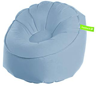 EverEarth Sitzsack in Pastell Hellblau – Bequemer und nachhaltiger Sitz für Kinder – Umweltfreundliches und Robustes Design – EE33523