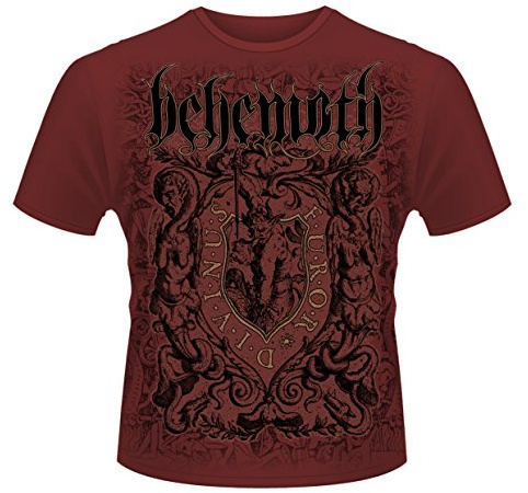 Behemoth Men's Furor Divinus Banded Collar Short Sleeve T-Shirt