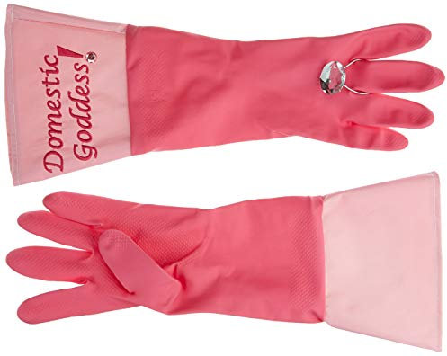 CBROSEY Diabolical DP0990 Domestic Goddess Washing Up Gloves, One Size (Pack of 1 pair)