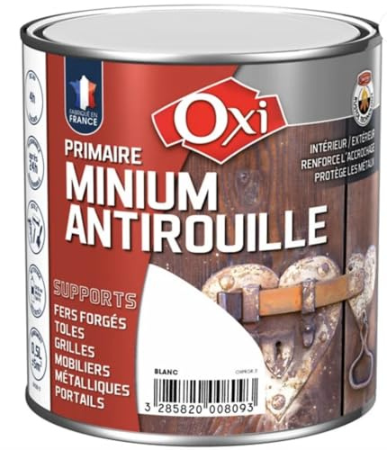 MINIUM ANTIROUILLE - 0.5 Litre - BLANC
