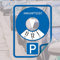 akula Parkscheibe Aufkleber Variante B Folie Sticker Etikett selbstklebend.