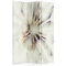 Feeby Paravent Pflanze Löwenzahn 110x150 cm 3 Teilig Modern Design beidseitig Raumteiler Wandschirme Foto Trennwand Sichtschutz Spanische Wand auf Leinwand Bedruckt Natur Weiß