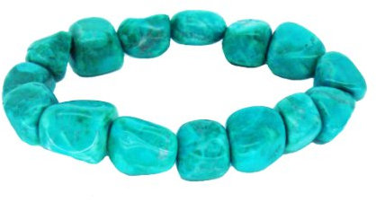 Luck Trader Glücksbringer Sternzeichen Zwillinge Geburtsstein Edelstein Armband Chrysokoll Howlith