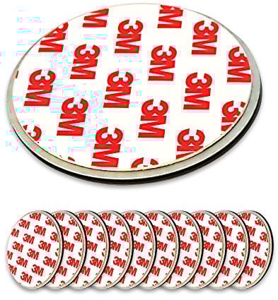 NEMAXX® 10x NX1 Quickfix Magnet Halterung Magnetbefestigung Magnethalterung für Rauchmelder/Funkrauchmelder/Rauchmelder