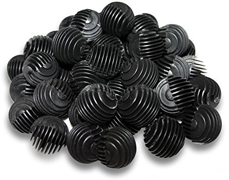 SunSun 40x Aquarium Bio Balls Ø 28mm, Filterbälle für Aquarien und Teich, zur Besiedlung durch nitrifizierende Bakterien im Filter