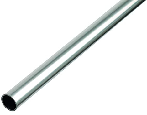 Alberts 472573 Rundrohr | Aluminium, natur | 1000 x 15 x 1 mm