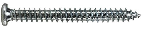 Tornillo para marcos de ventana, cabeza lenticular TX30, galvanizado, azul, 7,5 x 212 (100 unidades)