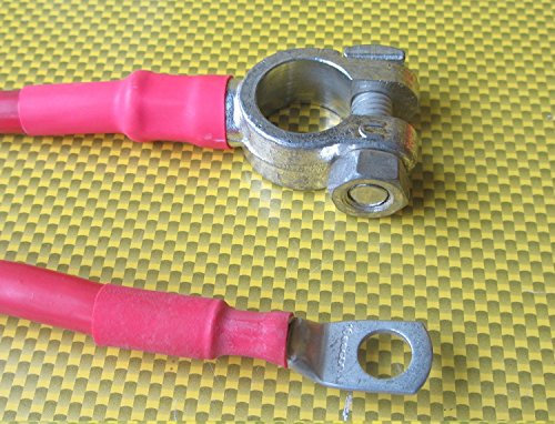 XtremeAuto® POSITIVE/LIVE Pole, Battery Lead, Strap, Cable FOR Car, Van, 4x4, Pickup, Boat etc (RED 9/225mm)