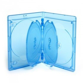Blu-ray DVD Custodie da 5 Elite 15 mm blù, 5 pezzi