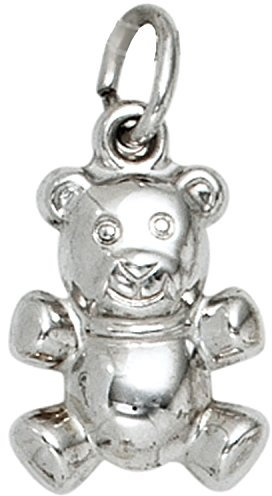 Jobo Damen Anhänger Bär 925 Sterling Silber rhodiniert