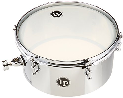 LP Latin Percussion Timbales Drum Set Chrome 12 x 5,5 Finish Chrom, Klemme für alle gängigen Rod-Durchmesser von 9,5mm - 12,5mm, LP812-C, Trommel, Drum