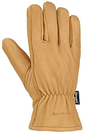 Carhartt Herren Isolierter System 5 Driver Arbeitshandschuh Handschuhe für kaltes Wetter, braun, S