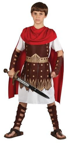 Wicked Costumes Boys Roman Centurion Fancy Dress Costume – Gladiator Warrior Outfit for World Book Day, School Plays, Ancient Rome & Parties, Nativity, Easter, Halloween