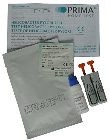 2 x Prima Home Stomach Ulcer/Helicobacter H Pylori Test Kit